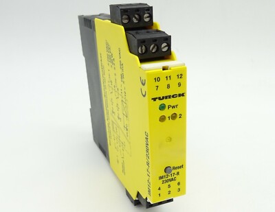 TURCK IM12-17-R/230VAC Trennschaltverstärker 1-kanalig Switch Amplifier 7540031