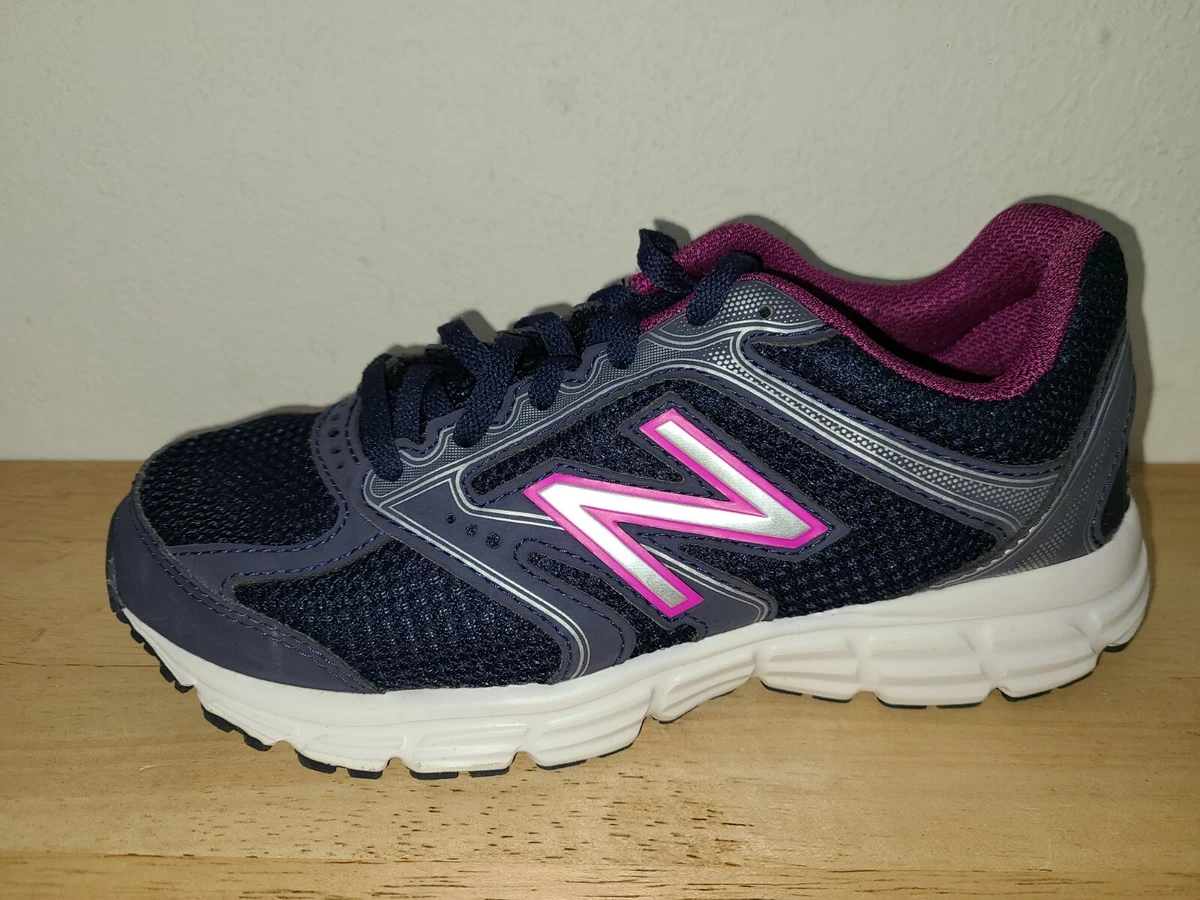 New Balance 470 TechRide WE470LN1 Navy Purple Running Shoes Womens Size 7D