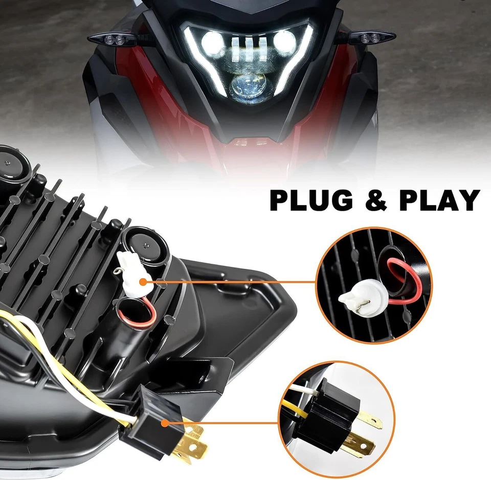 Светодиодные фары головного света в сборе для BMW G310R G310GS 2016-2022 G 310R G310 GS - Изображение 2 из 4