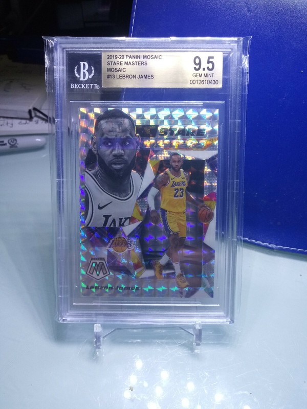 19-20 Panini Mosaic Stare Masters LeBron James Beckett 9.5 Gem Mint 🔥