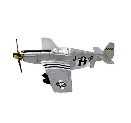Modelo de avión fundido a presión P-51 Mustang Segunda Guerra Mundial, Motormax 4,5 pulgadas - Imagen 5 de 9