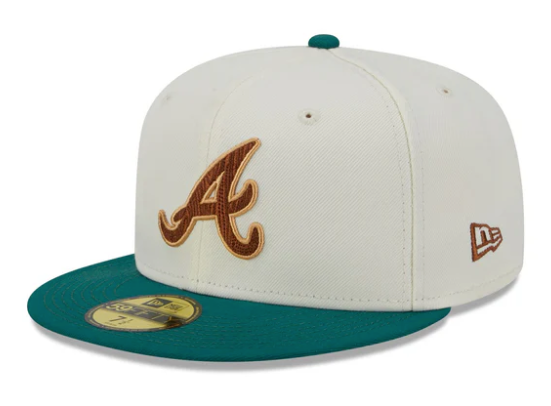 New Era Atlanta Braves Camp 59FIFTY Fitted Hat 30th Season Patch