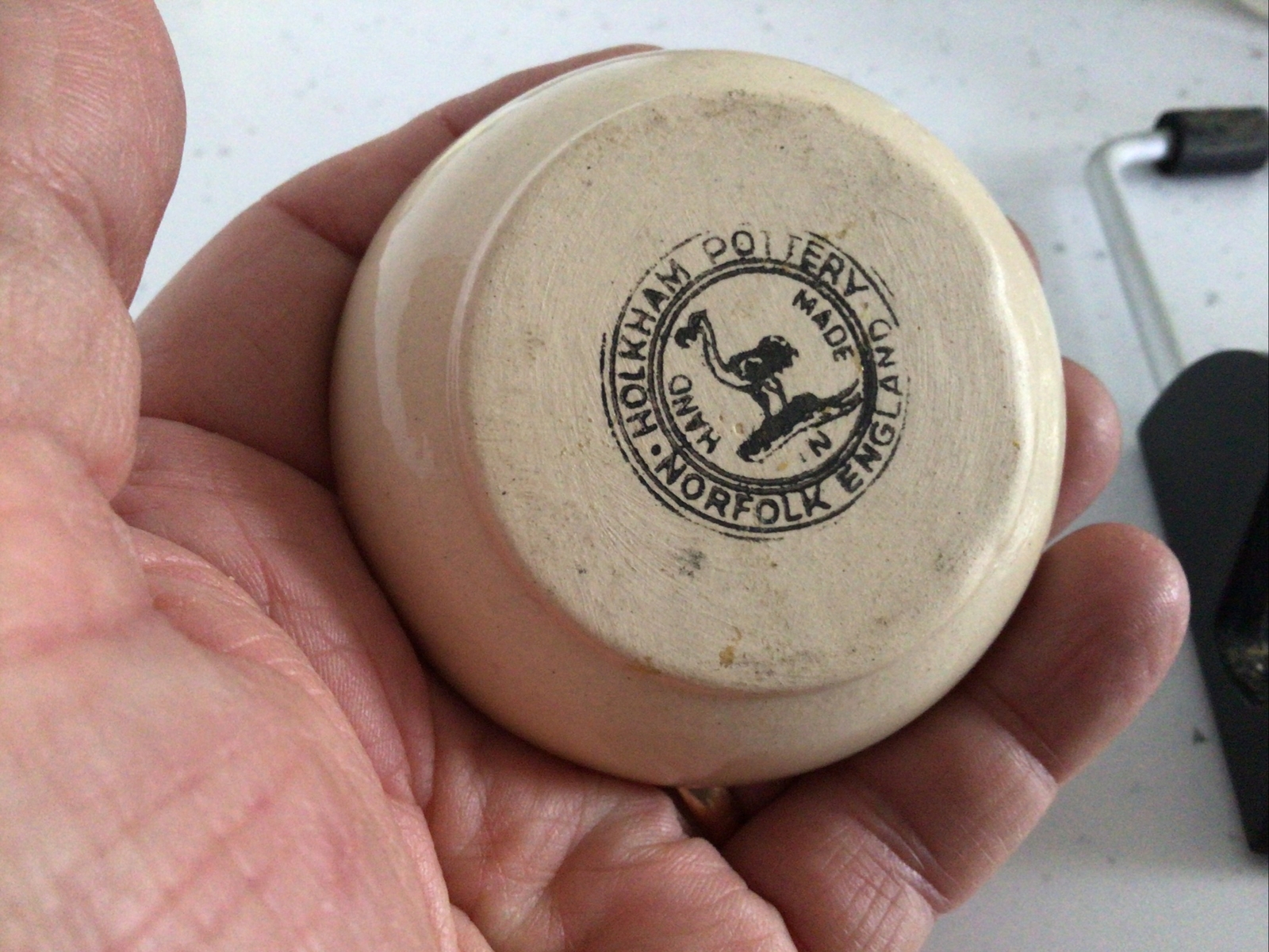 Holkham Pottery Pin Dish X4 Owl,cat,rabbit & Tortoise 7cm,5cm eBay