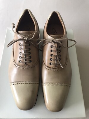 STEFANO BRANCHINI Size 8 Shoes U.V.P. 650  Hand Made.Farbe Beige.