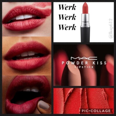 MAC Powder Kiss Lipstick in 922 WERK, WERK, WERK Shade Full Size