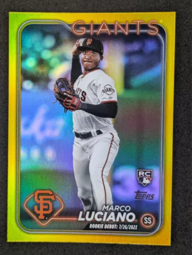 2024 Topps Gold Foil #US217 Marco Luciano (RC) Giants Rookie