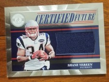 Shane Vereen 2012 Totally Certified Certified Future Fabrics Card 111/499