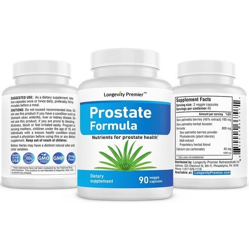 Formula della prostata longevità: miscela di segheria palmetto superiore per una salute completa - Foto 3 di 5