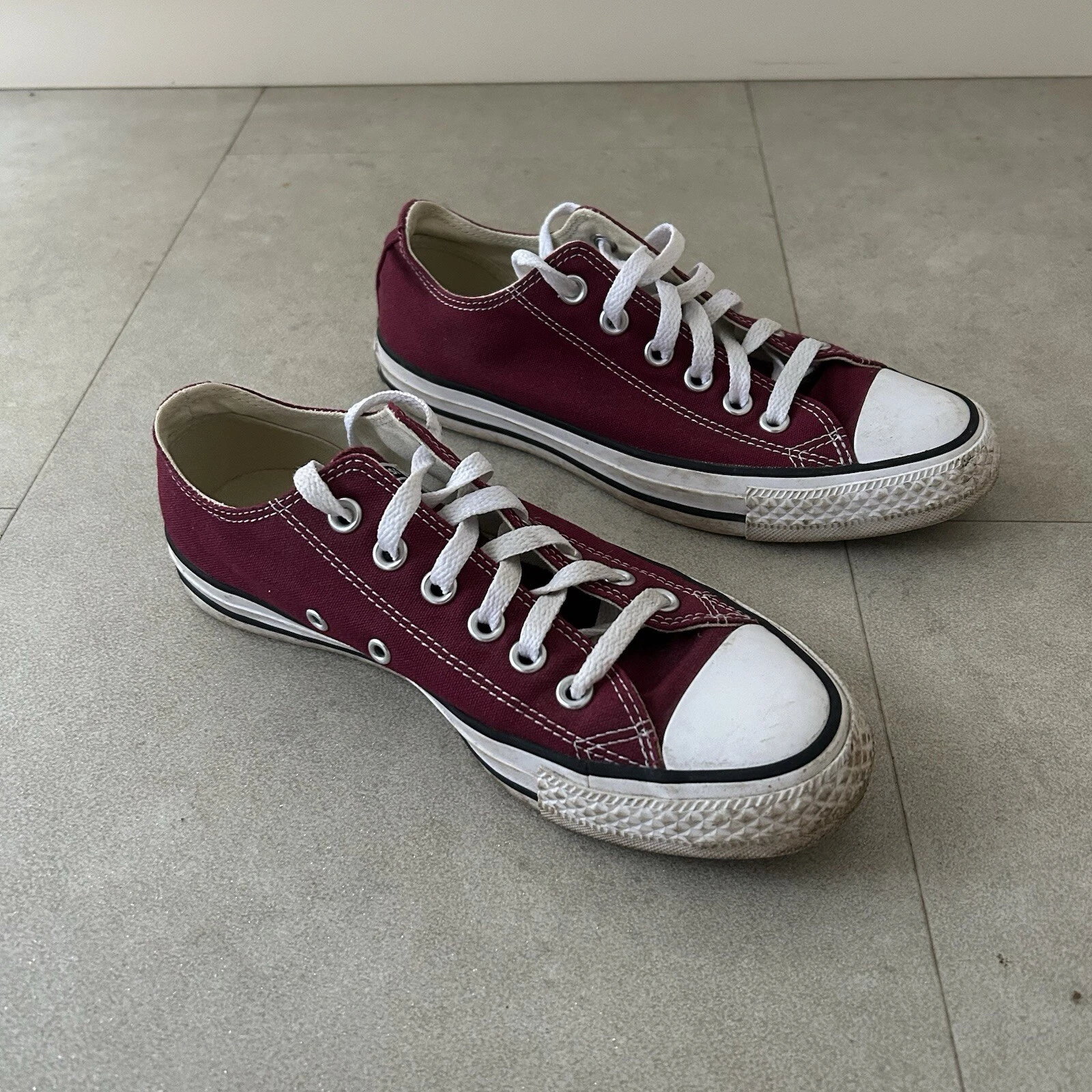 Scarpe da ginnastica donna Burgundy Converse taglia UK 5 All Star Chuck Taylor