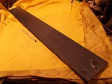 BLACK HDPE BAR polyethylene sheet machinable plastic 1/2" x 4 x 35" MARINE BOARD