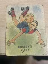 FIGURINE FOOTBALLERS 1948 COLLECTION FIDASS OF MILLIONS GENOA 1893 BRIGHENTI