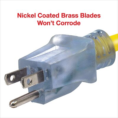 Century Wire Pro Classic 25 Ft 12/3 Sjtw White Non-Lighted Extension Cord - Foto 2