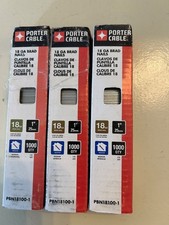 3 boîtes !  (1000 pièces) Clous Brad Cable Porter calibre 18 1 PBN18100-1-NEUF