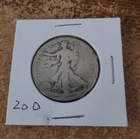 1920 d circulated Walking Liberty half dollar