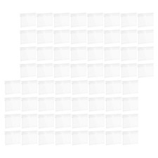 100 Pcs Transparent Shelf Price Tag Plastic Label Holders Sign Merchandise Card