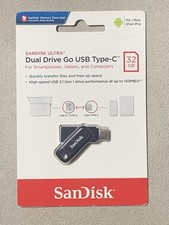 SanDisk Ultra Dual Drive Go USB Type-C 32GB Black USB 3.1 Flash Drive