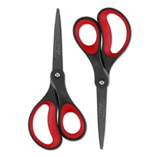 LIVINGO 2 Pack 8 Titanium Non-Stick Scissors, Professional Stainless Steel