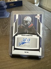 Rivaldo Fairweather 2024 Sage Black base Autograph # A-RF2 Auto Auburn Tigers