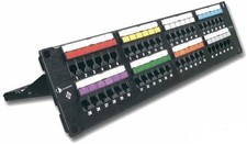 Siemon HD6-48 48-Port Cat6 Network Patch Panel, Flat 2U Black NEW SEALED ~STSI