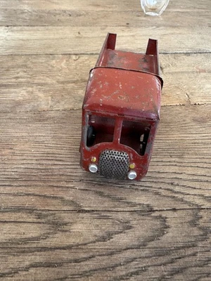 RARE JOUET CIJ CAMION RENAULT ADTD A TRAINER CALANDRE MASQUE A GAZ REF 3/37 - Photo 1/4