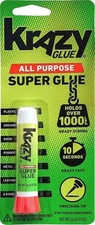 Krazy Glue KG58548R All-Purpose 0.07 Oz Super Glue Tube; Great for Everyday Hous