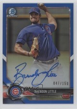 2018 Bowman Chrome Prospect Blue Refractor /150 Brendon Little #BCPA-BL Auto 0g4