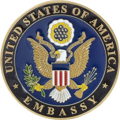 United States of America Athens, Greece Embassy Challenge Coin 