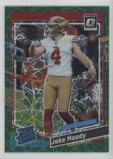 2023 Panini Donruss Optic Rated Rookie Green Velocity Prizm Jake Moody #289 0rj8