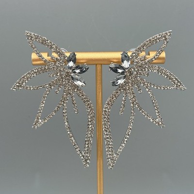 Elf Ear Ohringe Kristall aus Swarovski  Kristall Fantasy Design Geschenk Neu