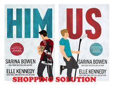 Him &Us : (Book 1 & 2) by Elle Kennedy & Sarina Bowen, Paperback, 2 Book Set