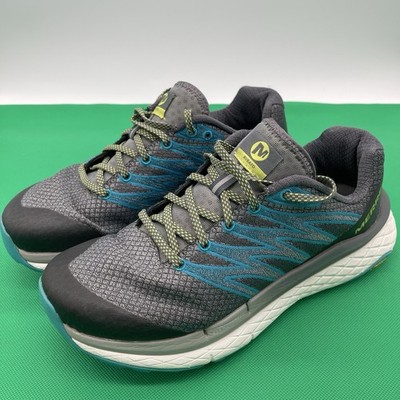 Merrell Rubato Women s Trail Sneakers J135252 Blue Gray Max Cushion Vibram 8.5