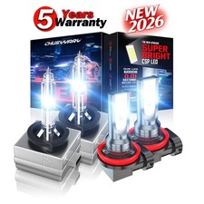 For Lincoln MKS 2009-2016 D3S Front LED Headl...
