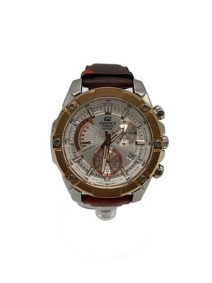 CASIO EFR-559 Quartz Analog Other White Mens Watch Near Mint JAPAN