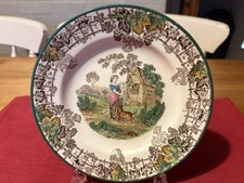 Vintage Copeland Spode “Spode’s Byron” Hand-Coloured Patterned Plate