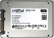 Crucial MX500  2.5" SSD 500GB SATA 6Gb/s  CT500MX500SSD1