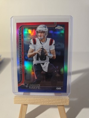Topps 25 Chrome Drake Mate Red White Blue #207 Patriots 