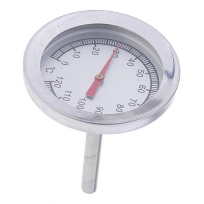 Edelstahl BBQ Grill Thermometer Temperaturanzeige Barbecue 0-120