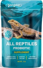 Gargeer Reptile Probiotics. Improve Appetite, Digestion 2 Ounce Pack of 1