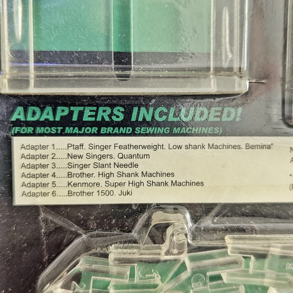 NEW Martelli Stitch-N-Ditch Binder Foot with 4 Fences Adjustable 1/4" to 1" - Image 4 of 4