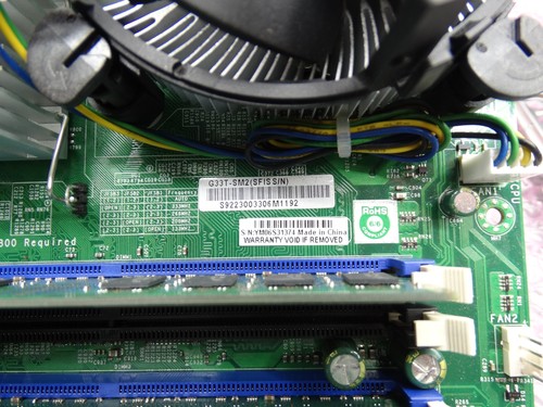 Super Micro G33T-SM2 C2SBA Hauptplatine + CPU + 4 GB Speicher RAM - Bild 11 von 11