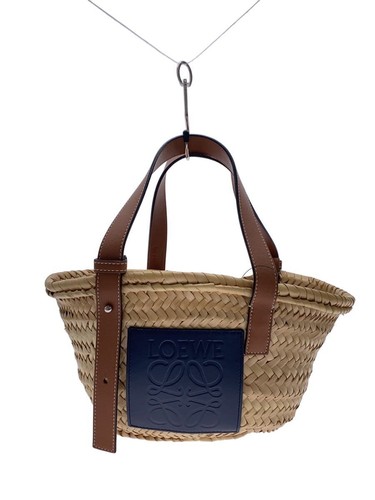 LOEWE Small Basket Bag Woven Cane Beige Women's Handbag