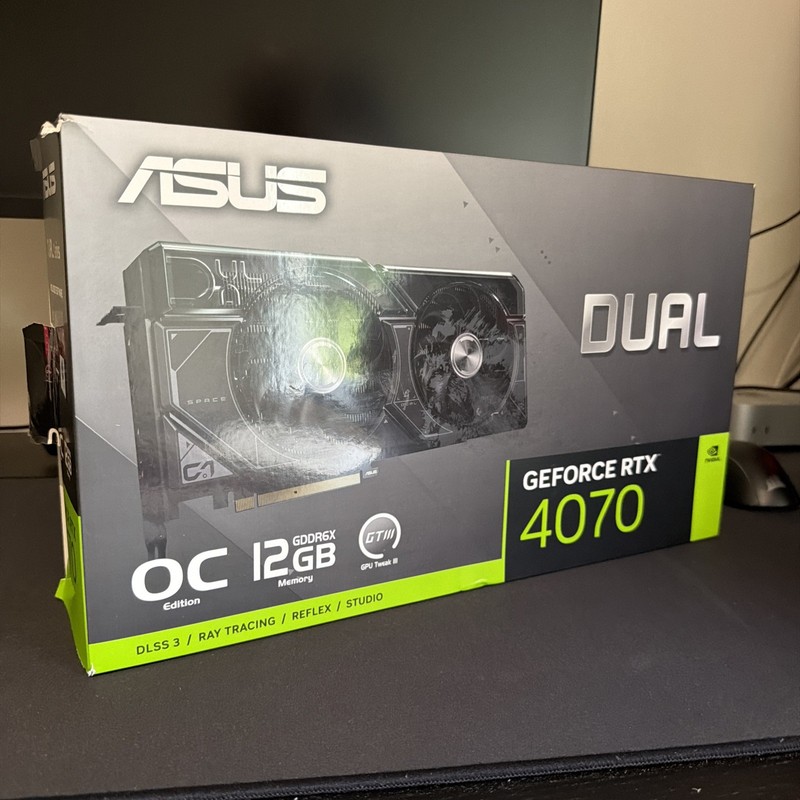 ASUS Dual GeForce RTX 4070 OC 12GB GDDR6X Graphics Card