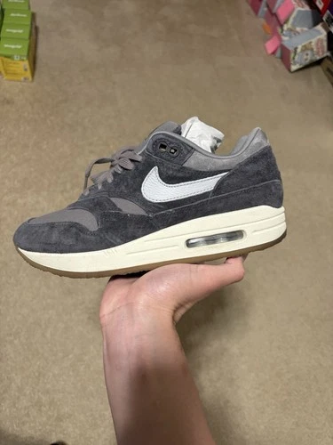 Size 8 - Nike Air Max 1 Premium Crepe Soft Grey