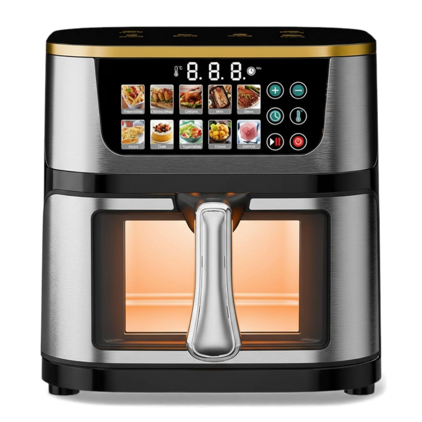 Friggitrice ad Aria 15L Senza Olio 1400W Forno Dietetico Touch LED