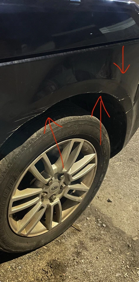 Guardabarros derecho pasajero Range Rover HSE Buckingham azul 2008 2009 2010 2011 2012 Foto 4 de 4