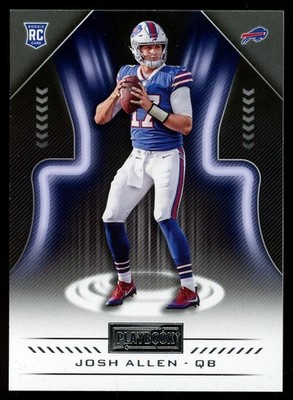 Josh Allen 2018 Panini Playbook Rookie Card #124 RC