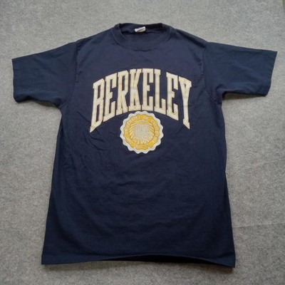 Vintage UC Berkeley Shirt Mens One Size Navy University California MV Sport 90s