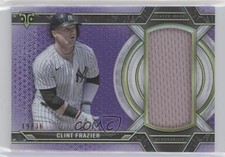 2021 Topps Triple Threads Single Jumbo Relics Amethyst 19/36 Clint Frazier ni4