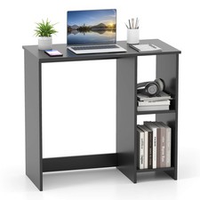 31.5" Small Computer Desk Home Office Study Writing Desk w/ 2 Compartments