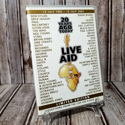 Live Aid - 20 Years Ago Today (DVD, 2005) Limited Edition 1985-2005 Ships Fast!